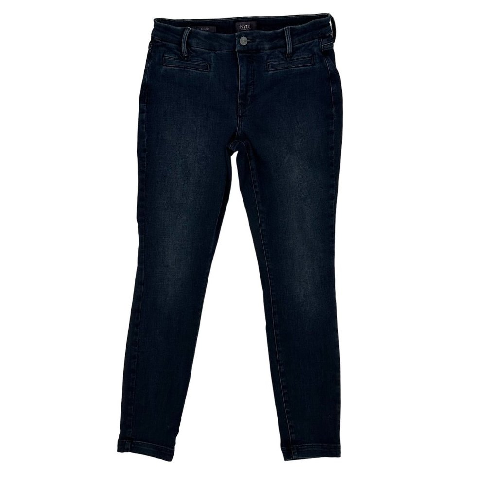 NYDJ Womens Dark Blue Ami Skinny Lift & Tuck Technology Jeans Size 6